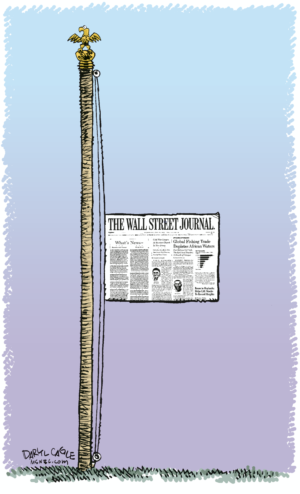 Wall Street Journal Flag Color