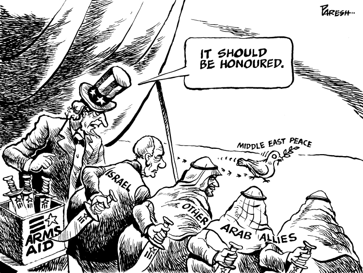 U.S. ARMS AID IN MIDDLE EAST by Paresh Nath