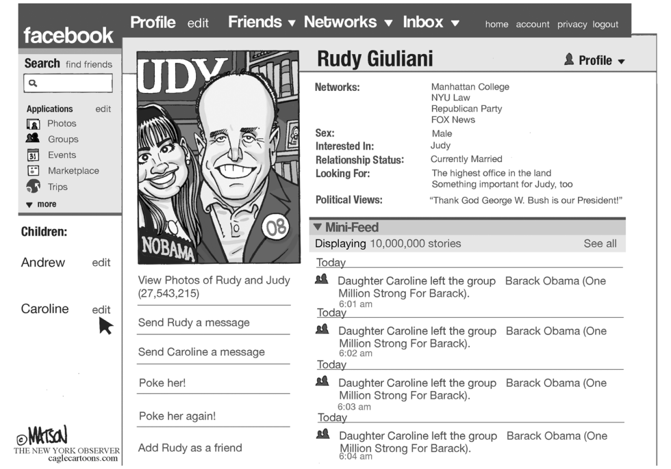  RUDY GIULIANI FACEBOOK PAGE by RJ Matson