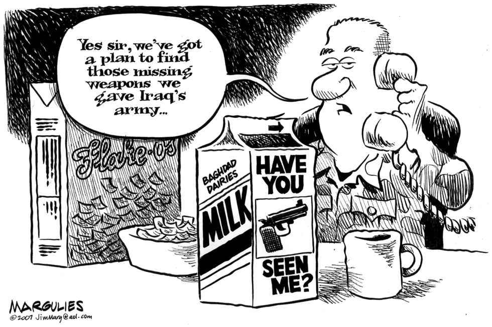 Missing weapons in Iraq