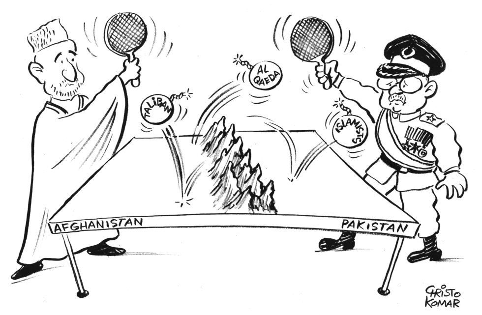 Kabul Table Tennis Tournament - B&W