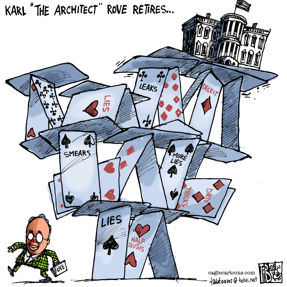 Karl Rove Retires Color