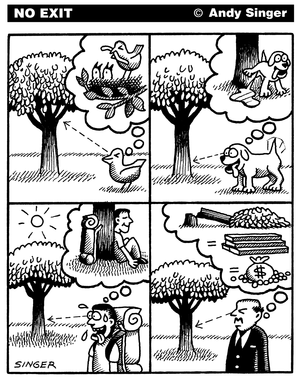 Four Views of a Tree