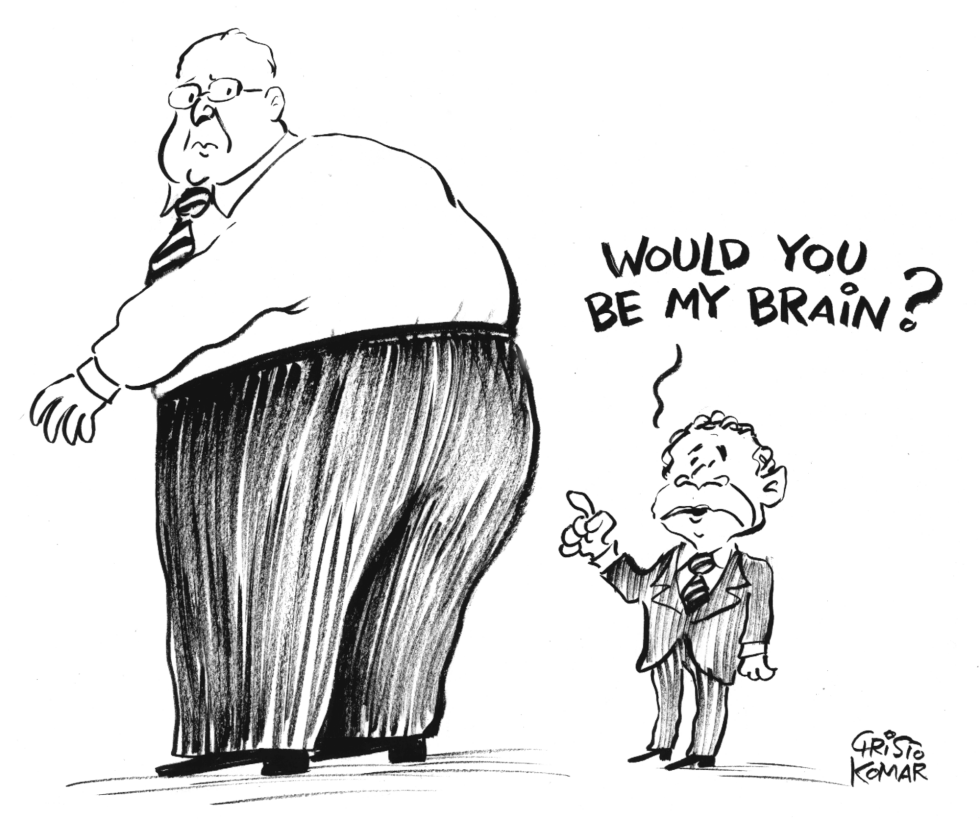 Brainless George - B&W
