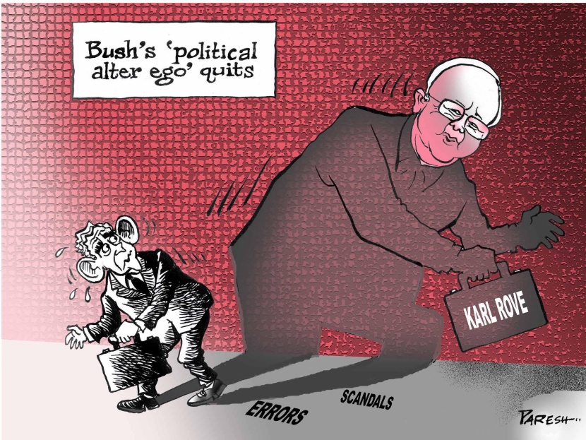 Karl Rove quits