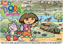DORA THE IMPORTER by R.J. Matson