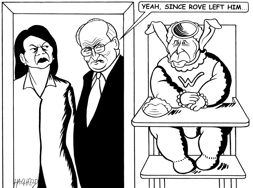 Rice, Cheney, Bush