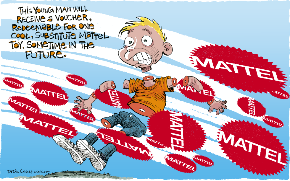  MATTEL BUZZ SAWS  by Daryl Cagle