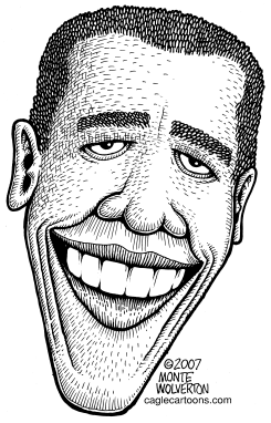BARACK OBAMA by Monte Wolverton