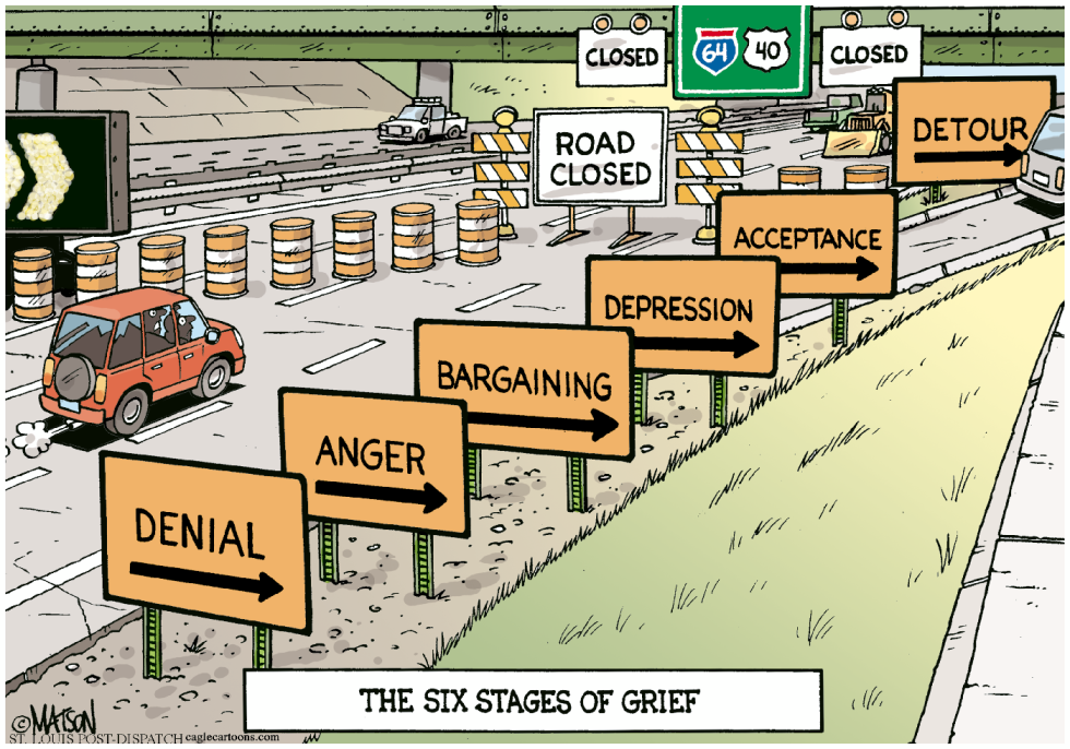 Local MO-Highway 40 In St. Louis Closes-COLOR