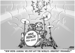 NEW GIG FOR MAX ROACH by R.J. Matson