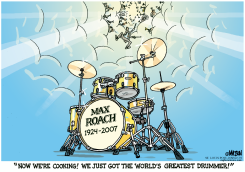 NEW GIG FOR MAX ROACH by R.J. Matson