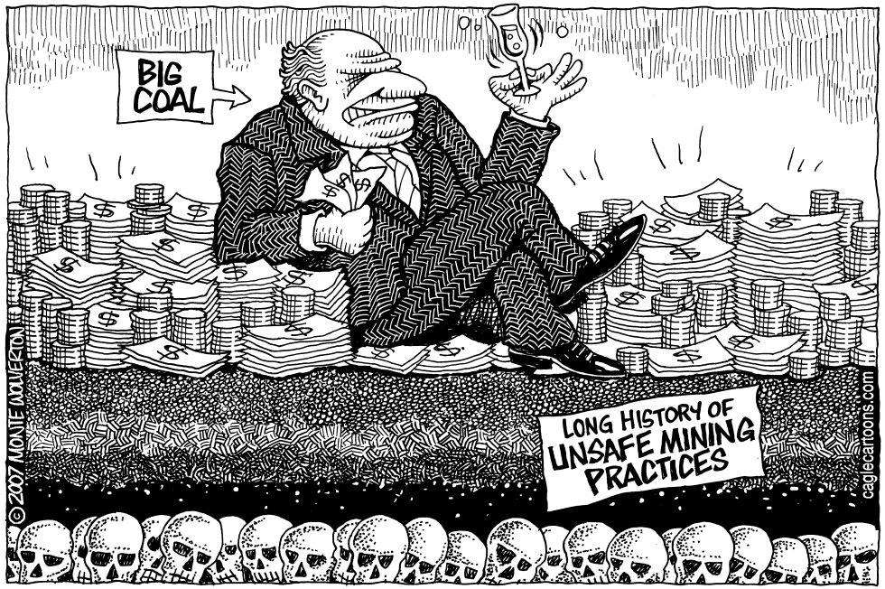 Exploitation of Miners