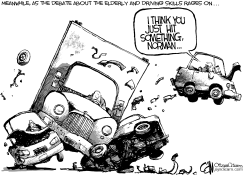 ELDERLY DRIVERS by Cam Cardow