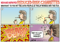 NEW AND IMPROVED REDUCED-RISK CIGARETTES by R.J. Matson