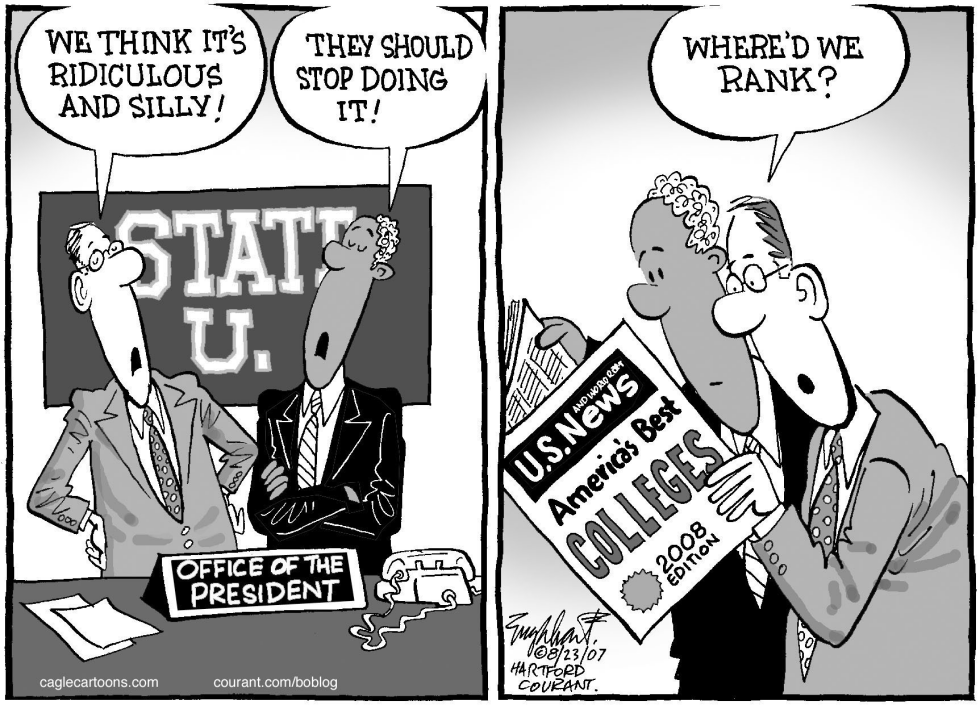 US News and World Reports College Rankings