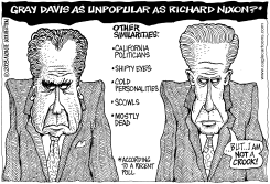 DAVIS AND NIXON by Monte Wolverton