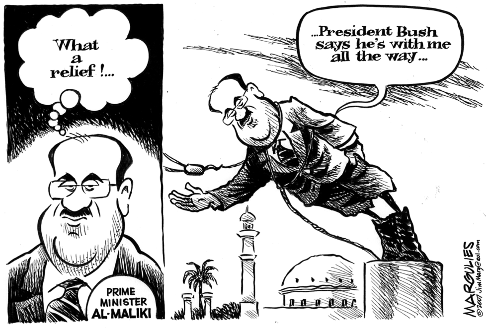 Bush support of al-Maliki