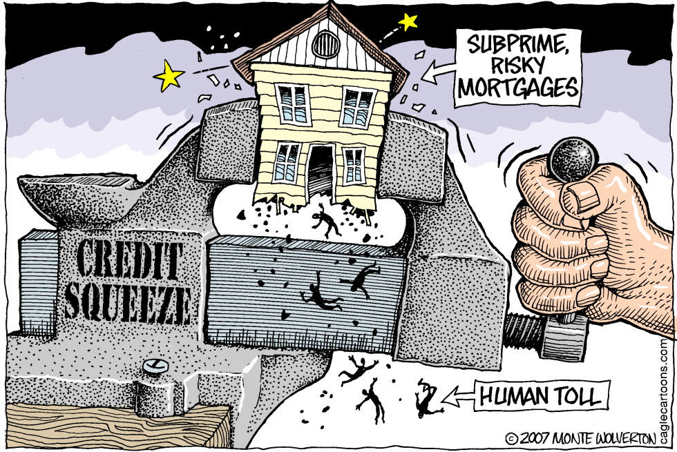 credit squeeze --  COLOR