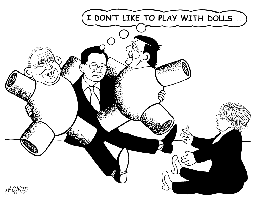 Mrs Merkel in China again