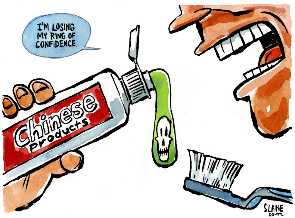 Toxic Chinese Toothpaste Recall COLOR