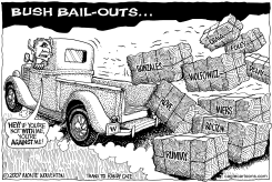 BUSH BAIL-OUTS by Monte Wolverton