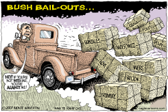 BUSH BAIL-OUTS   by Monte Wolverton