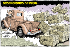 LAS DESERCIONES DE BUSH /  by Monte Wolverton