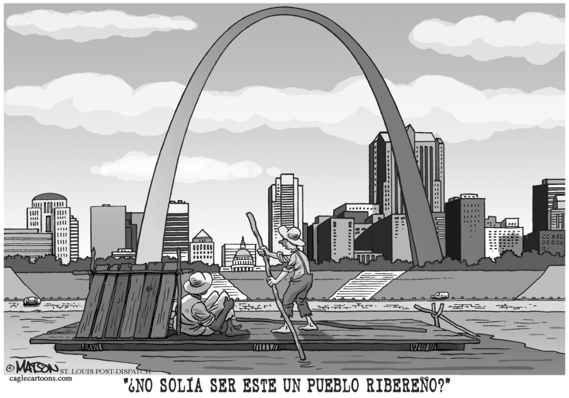 Frente del Rio de St. Louis incompleto