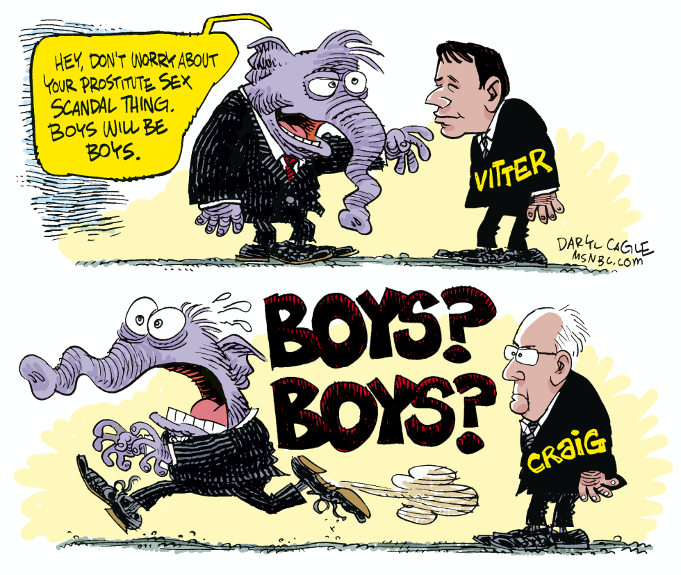  VITTER AND CRAIG  by Daryl Cagle