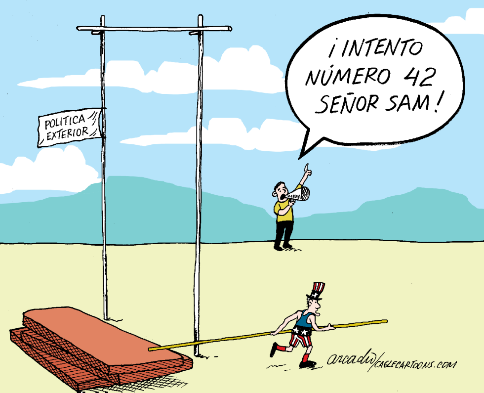 Salto con garrocha del tío Samcol
