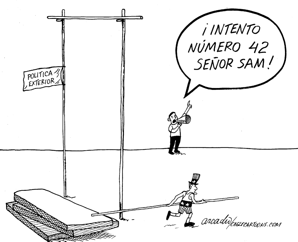 Salto con garrocha del tío Sam
