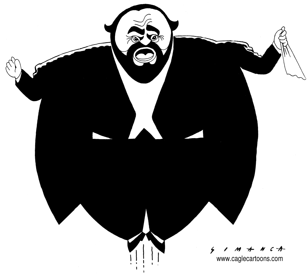  LUCIANO PAVAROTTI by Osmani Simanca