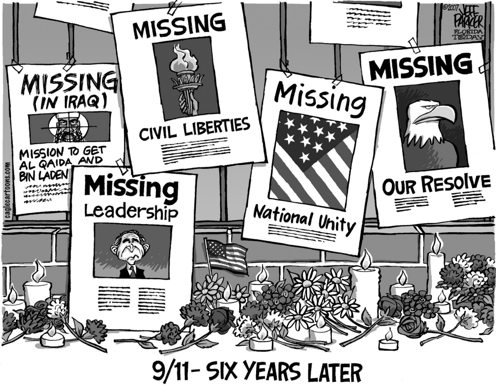  9-11 SIX YEARS LATER by Parker