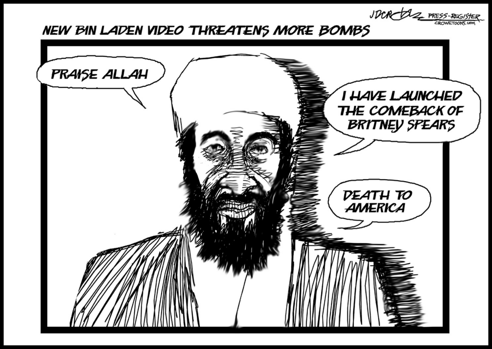 bin laden threatens attack