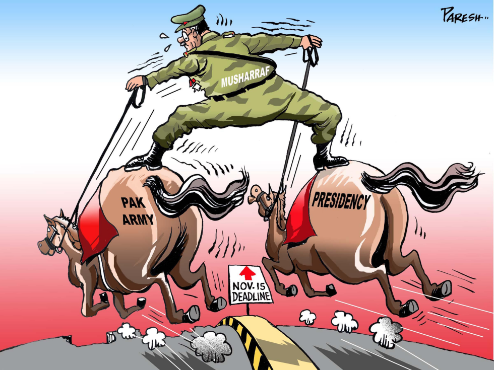 General Musharraf's dual offices