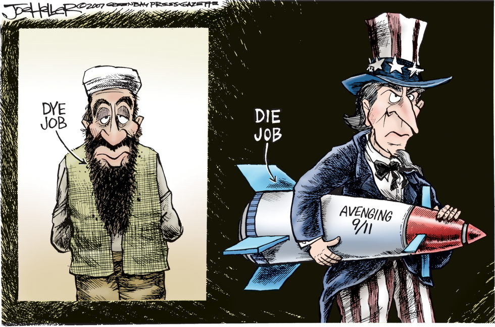 Bin Laden dye job