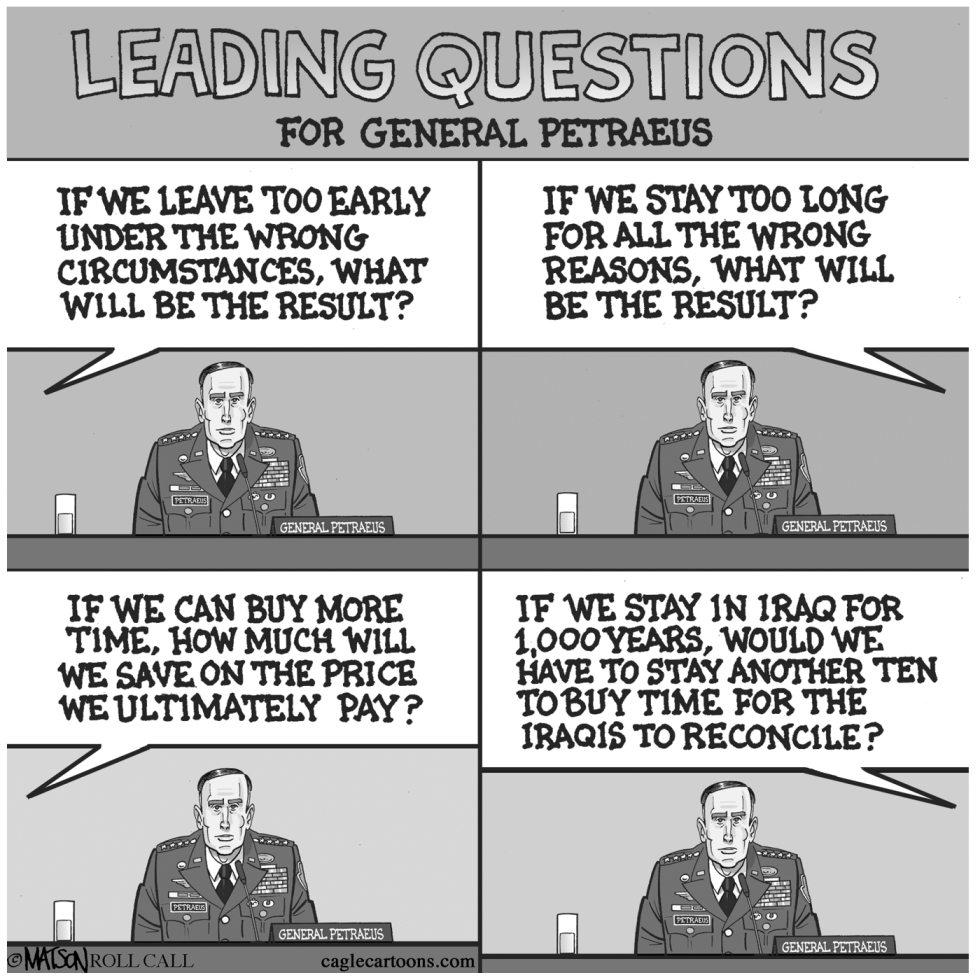 Leading Questions For General Petraeus
