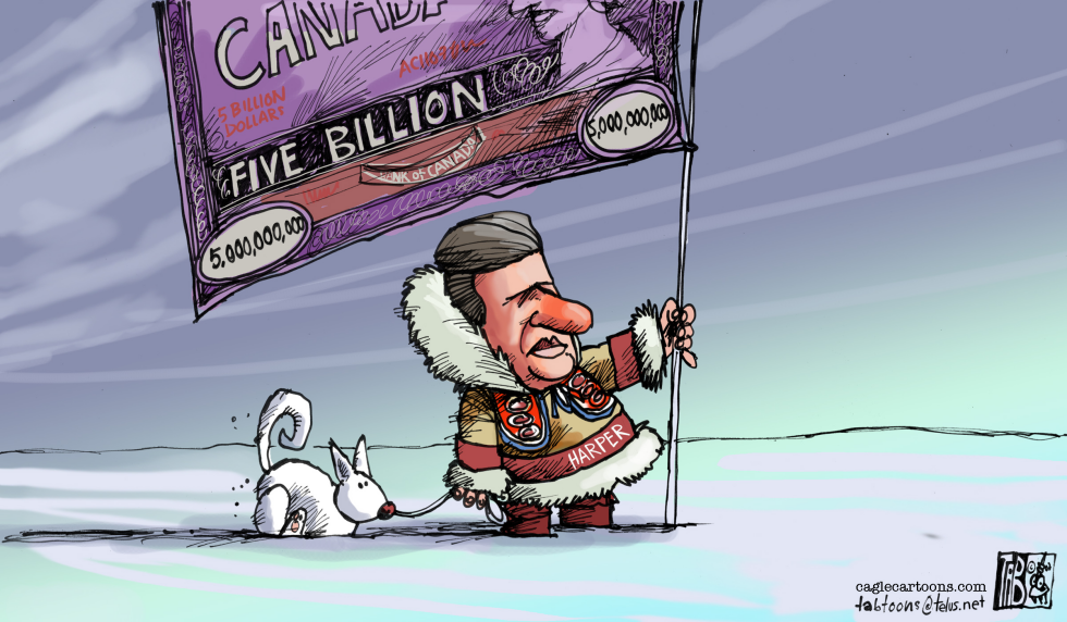 CANADA Arctic Flag planting