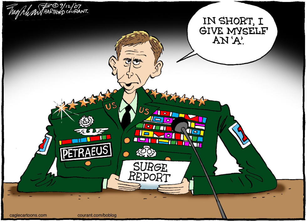  GENERAL PETRAEUS by Bob Englehart