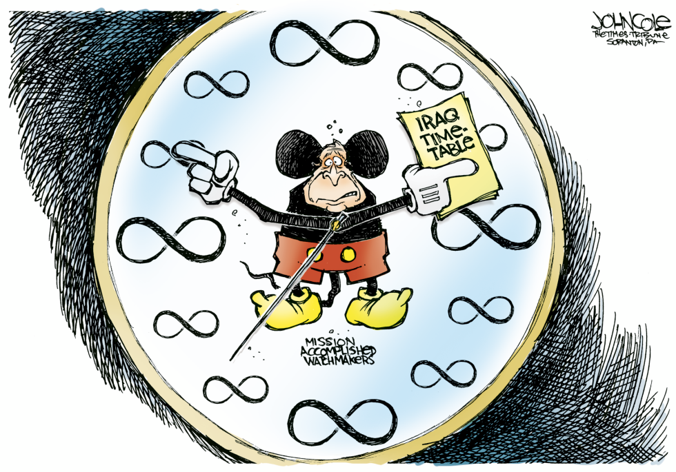Bushs Iraq timetable