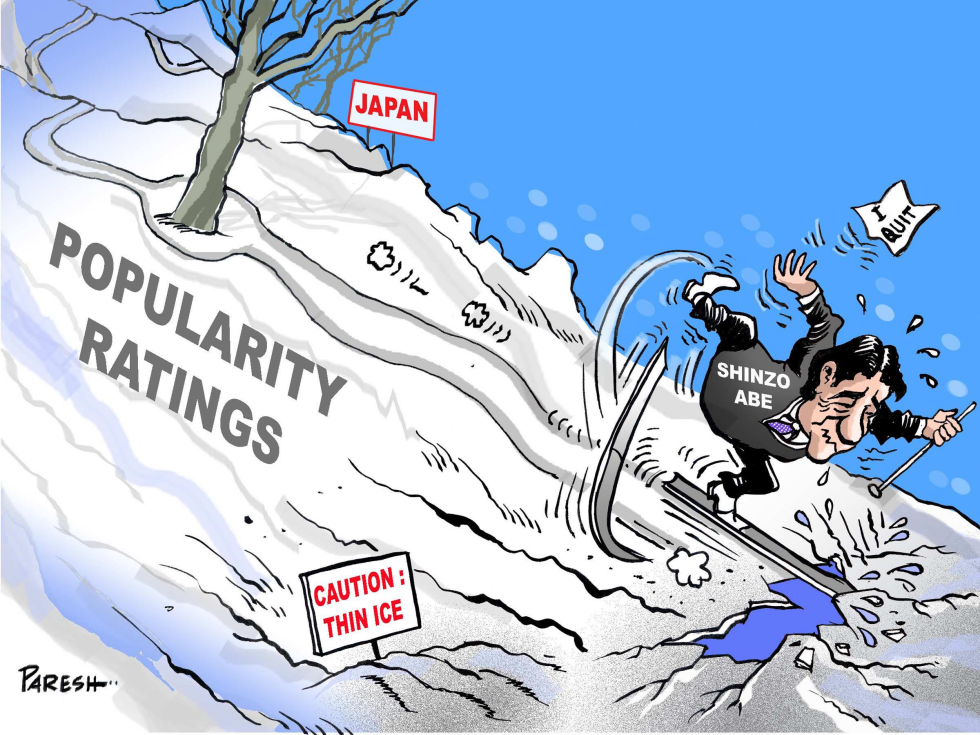  JAPAN'S PM ABE QUITS by Paresh Nath