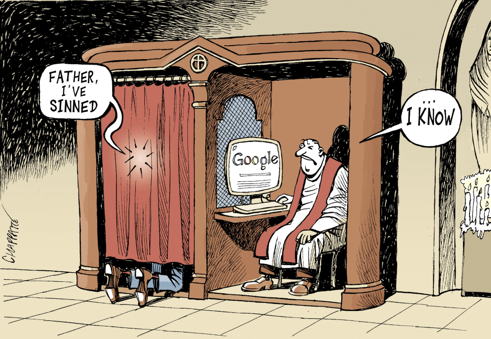  10 YEARS GOOGLE by Patrick Chappatte