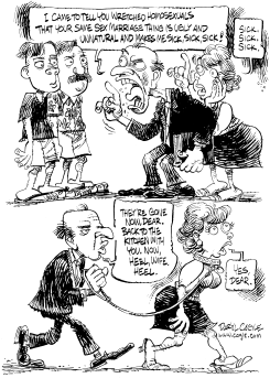 BAPTIST AND GAY MARRIAGE by Daryl Cagle