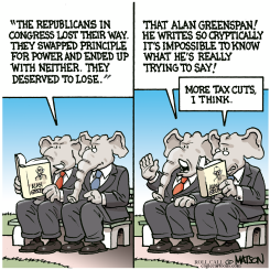 READING GREENSPAN by R.J. Matson
