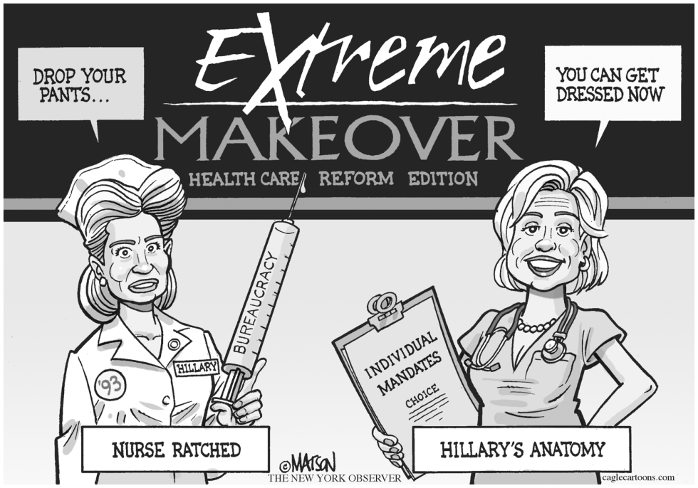  HILLARY CLINTON'S EXTREME MAKEOVER by RJ Matson