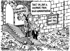 HILLARYS MONEY BIN by John Trever