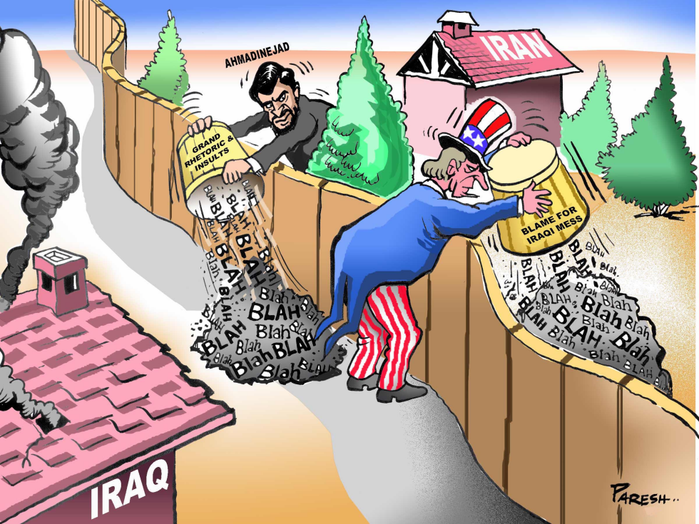 Putting blame on Iran