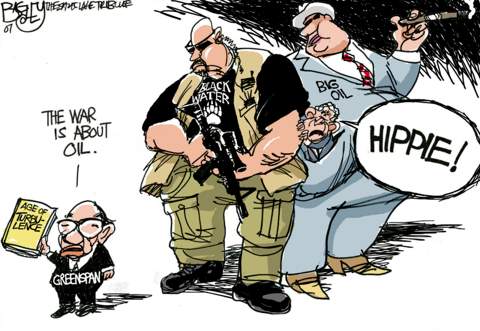  GREENSPAN SPEAKS by Pat Bagley