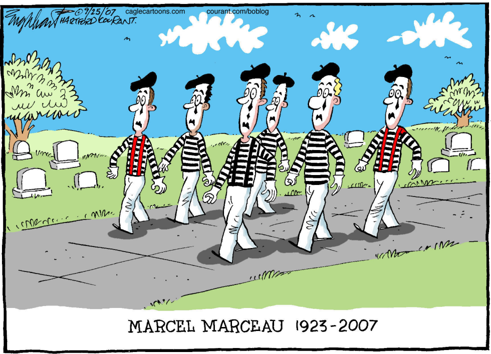  MARCEL MARCEAU by Bob Englehart